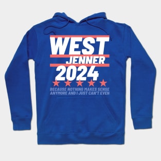Kanye West and Caitlyn Jenner 2024 Presidential Election Campaign Hoodie